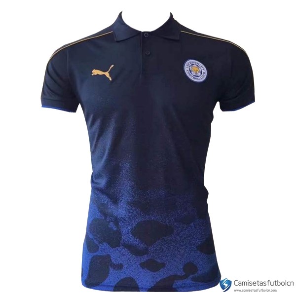 Polo Leicester City 2017-18 Azul